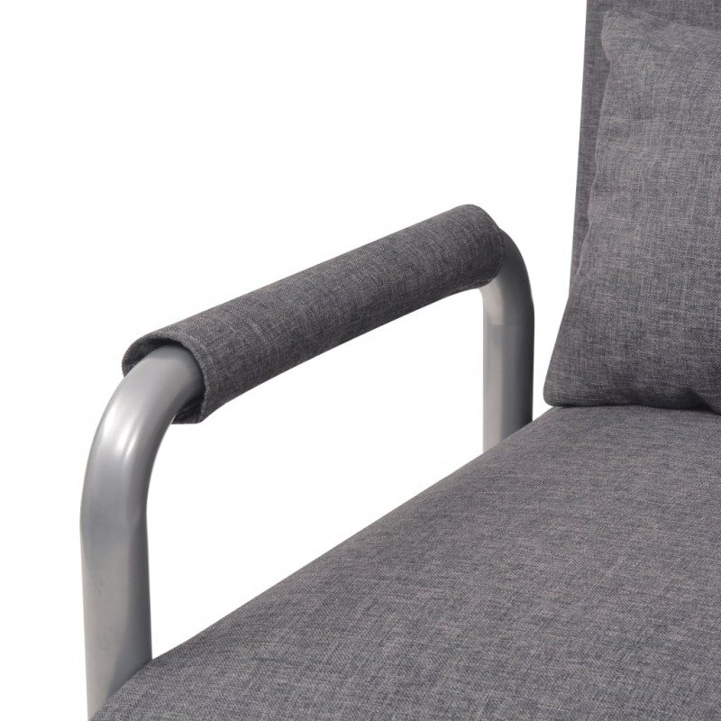 Swivel Chair and Sofa Bed Dark Grey Fabric Swivel Chair and Sofa Bed Dark Grey Fabric