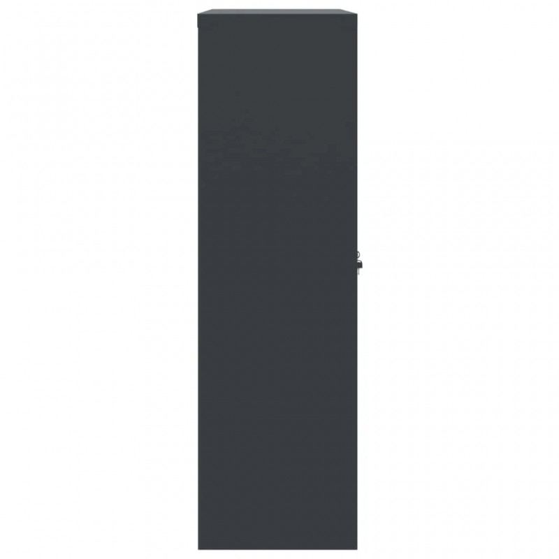 File Cabinet Anthracite 90x40x140 cm Steel File Cabinet Anthracite 90x40x140 cm Steel