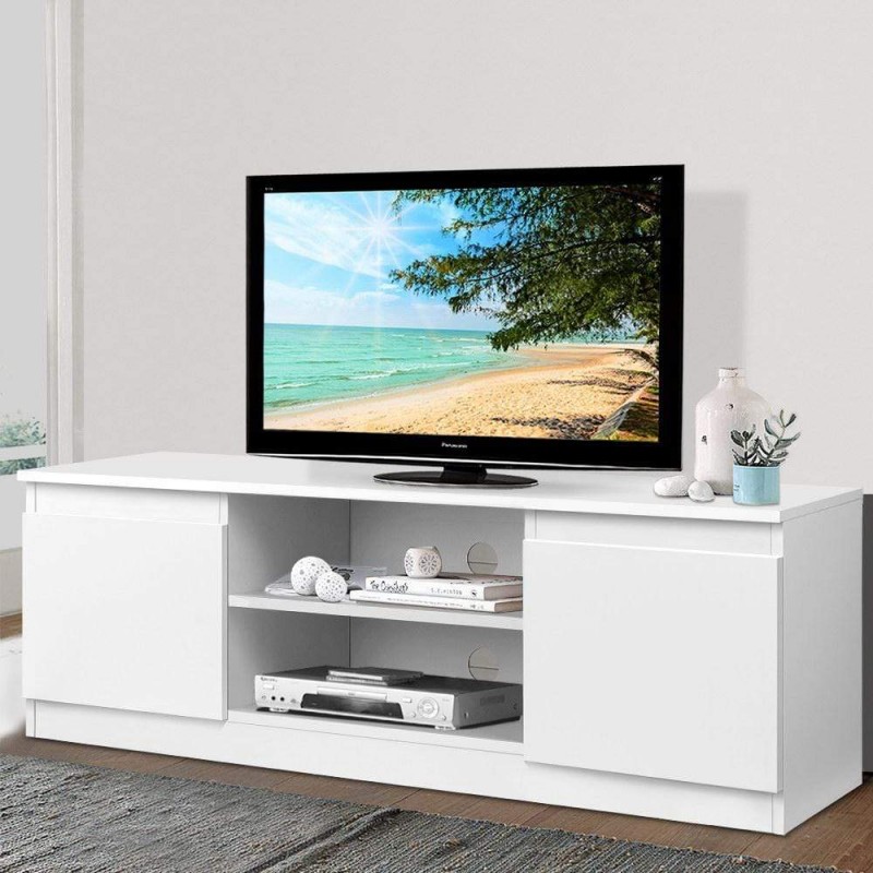 Artiss TV Cabinet Entertainment Unit 120cm White Anita Artiss TV Cabinet Entertainment Unit 120cm White Anita