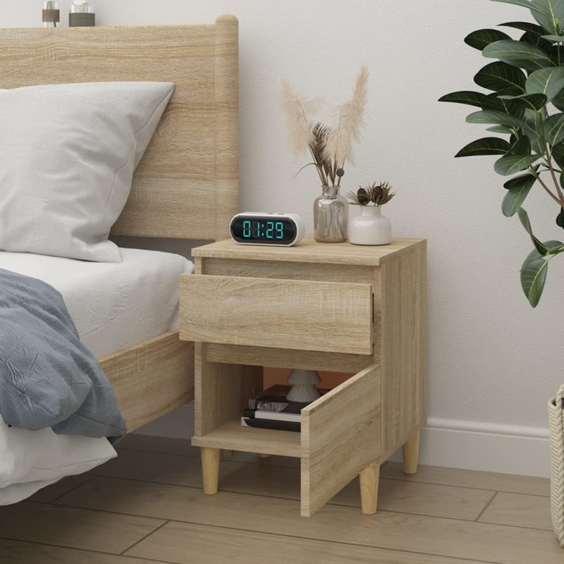 Bedside Cabinet Sonoma Oak 40x35x50 cm Bedside Cabinet Sonoma Oak 40x35x50 cm