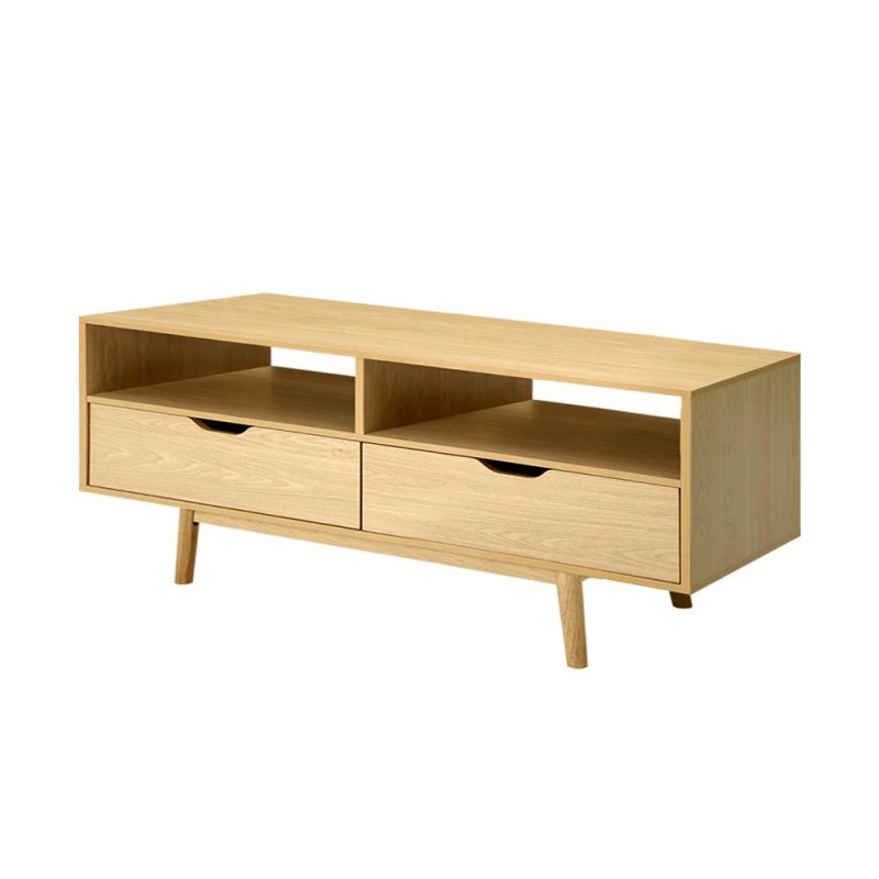 Artiss TV Cabinet Entertainment Unit 120cm Pine Ford Artiss TV Cabinet Entertainment Unit 120cm Pine Ford