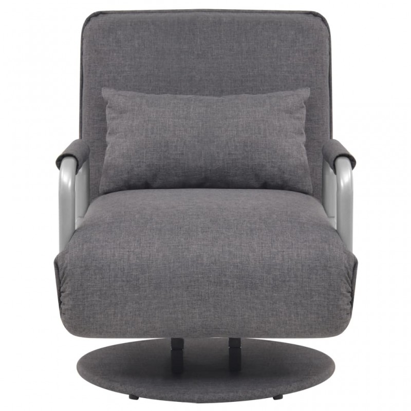 Swivel Chair and Sofa Bed Dark Grey Fabric Swivel Chair and Sofa Bed Dark Grey Fabric