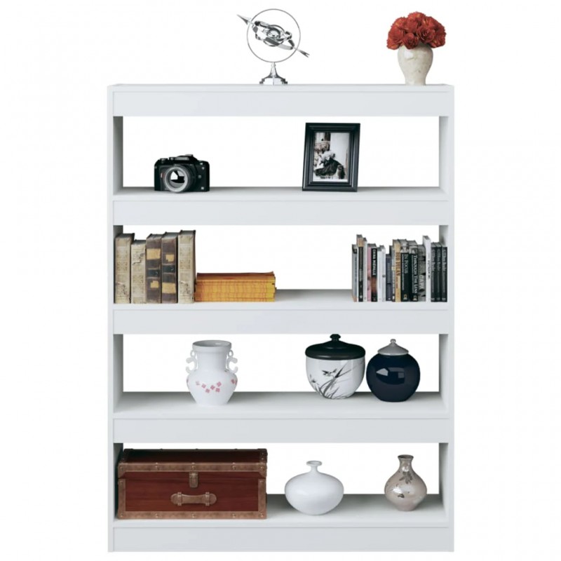 Book Cabinet/Room Divider White 100x30x135 cm Book Cabinet/Room Divider White 100x30x135 cm