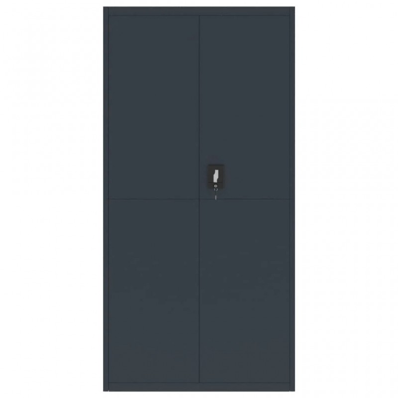 File Cabinet Anthracite 90x40x180 cm Steel File Cabinet Anthracite 90x40x180 cm Steel