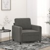 Sofa Chair Dark Grey 60 cm Velvet