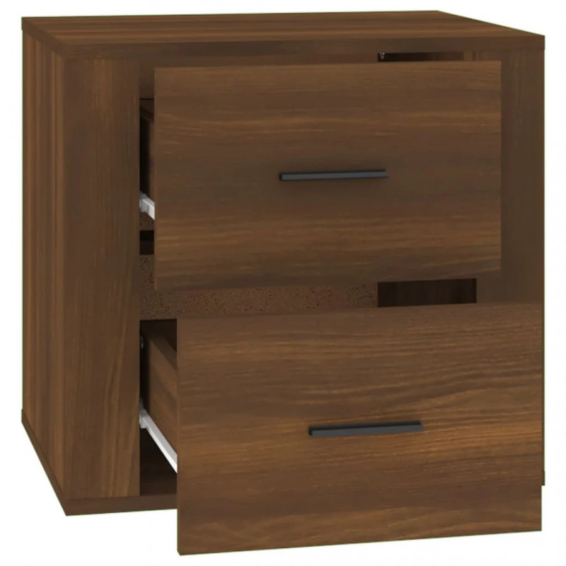 Bedside Cabinet Brown Oak 50x39x47 cm Bedside Cabinet Brown Oak 50x39x47 cm