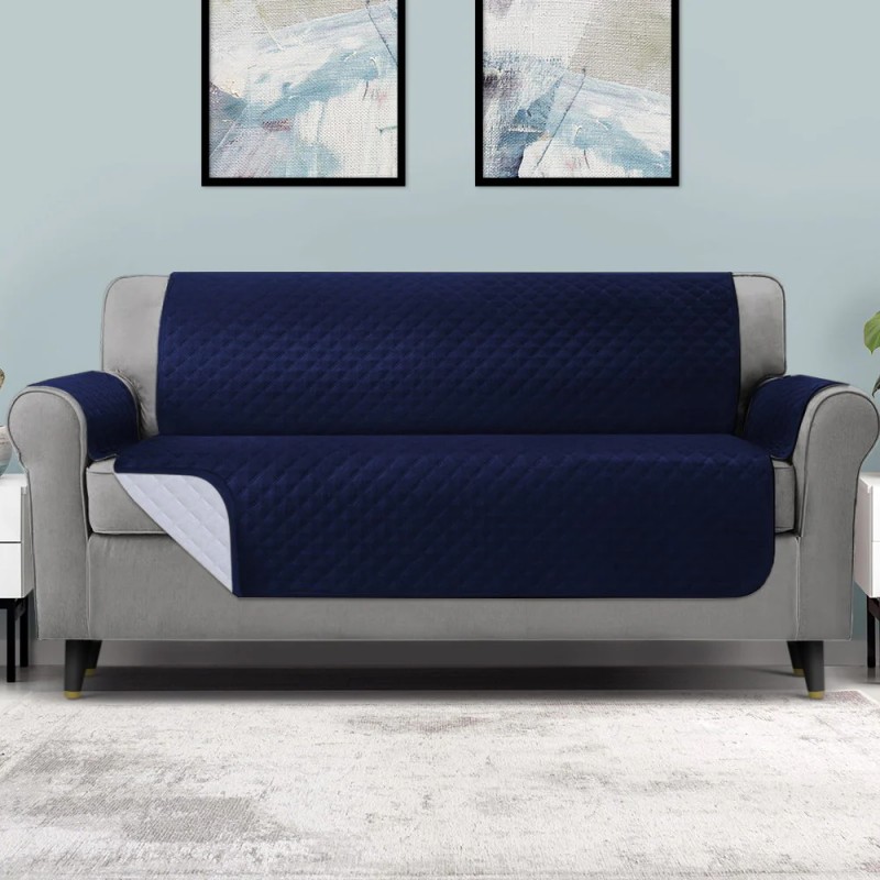 Artiss Sofa Cover Couch Covers 4 Seater 100% Water Resistant Navy Artiss Sofa Cover Couch Covers 4 Seater 100% Water Resistant Navy