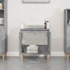Sink Cabinet Concrete Grey 58x33x60 cm Engineered Wood