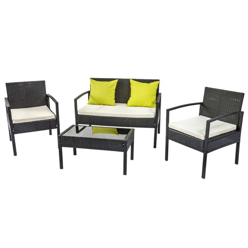 Gardeon Outdoor Sofa Set Wicker Lounge Setting Table and Chairs Patio Furniture Gardeon Outdoor Sofa Set Wicker Lounge Setting Table and Chairs Patio Furniture