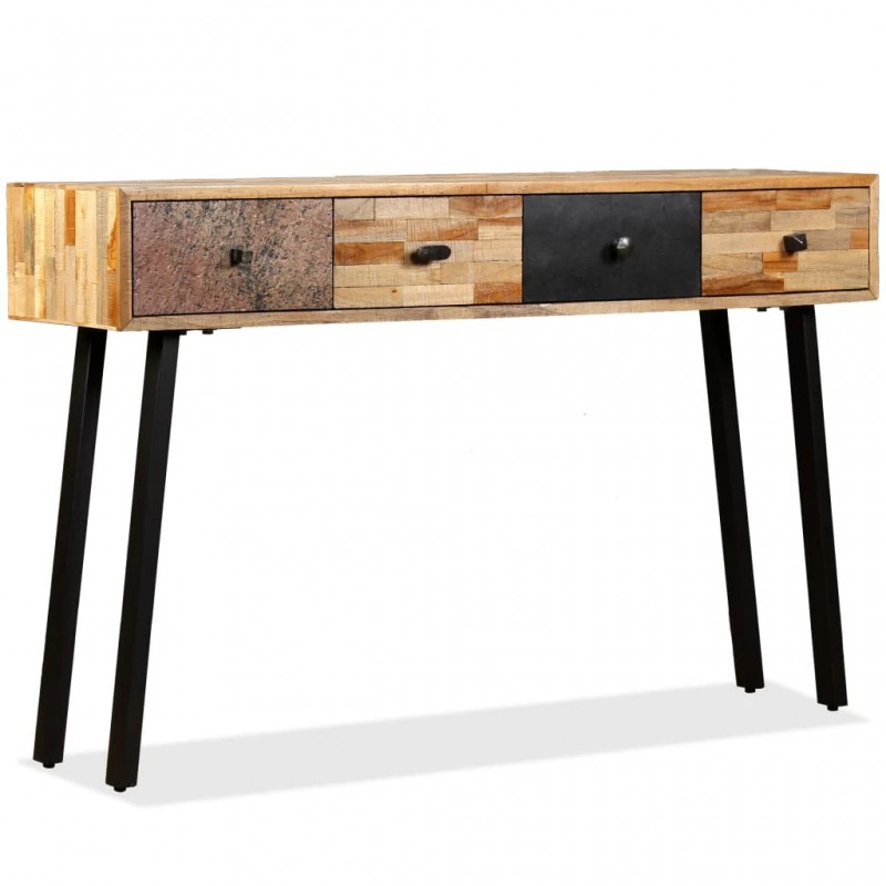 Console Table 120x30x76 cm Solid Reclaimed Teak Console Table 120x30x76 cm Solid Reclaimed Teak