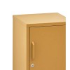 ArtissIn Bedside Table Metal Cabinet - MINI Yellow