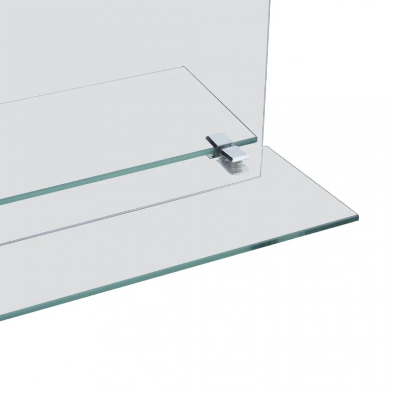 Wall Mirror with Shelf 30x50 cm Tempered Glass Wall Mirror with Shelf 30x50 cm Tempered Glass