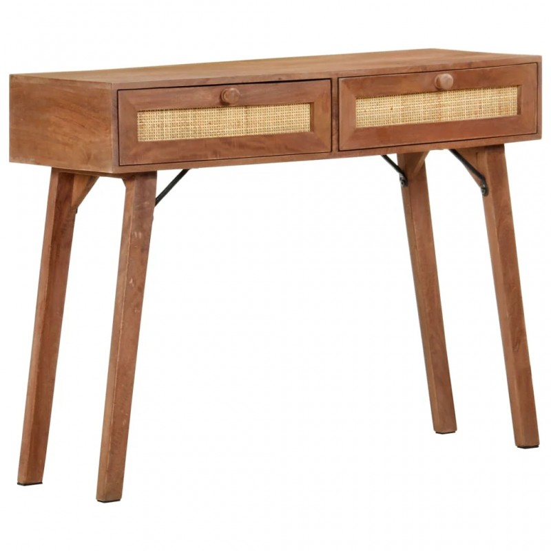 Console Table 100x35x76 cm Solid Mango Wood Console Table 100x35x76 cm Solid Mango Wood