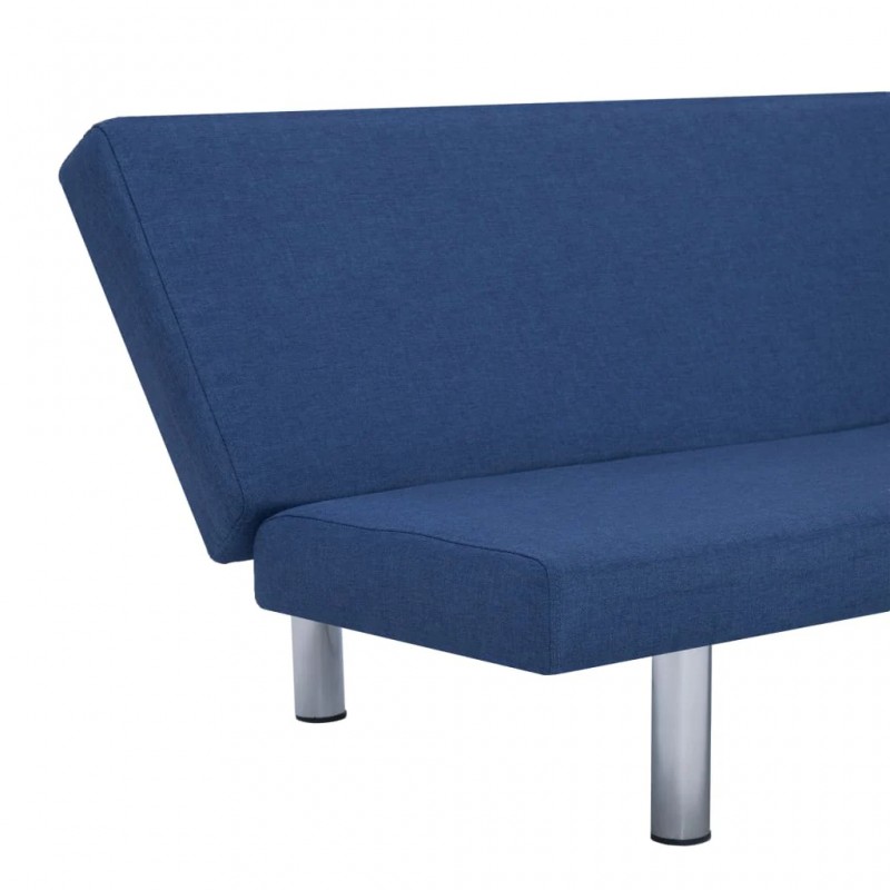 Sofa Bed Blue Polyester Sofa Bed Blue Polyester