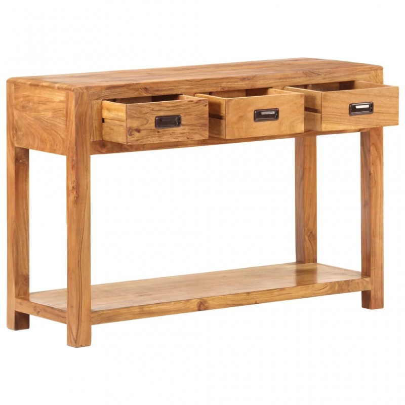 Console Table 110x40x76 cm Solid Acacia Wood Honey Finish Console Table 110x40x76 cm Solid Acacia Wood Honey Finish