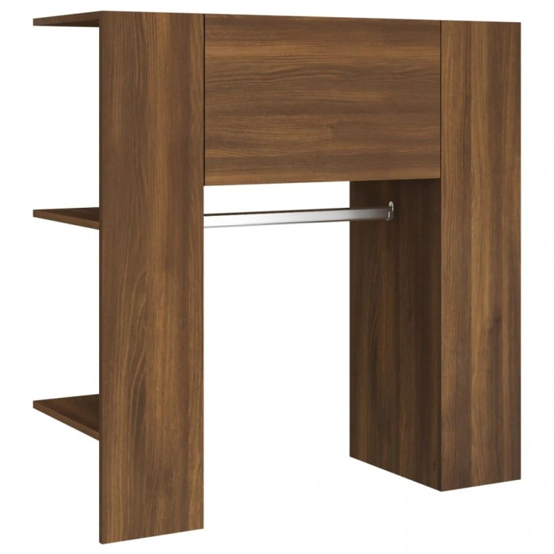 Hallway Cabinets 2 pcs Brown Oak Engineered Wood Hallway Cabinets 2 pcs Brown Oak Engineered Wood