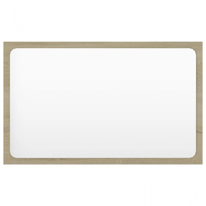 2 Piece Bathroom Furniture Set White and Sonoma Oak Engineered Wood 2 Piece Bathroom Furniture Set White and Sonoma Oak Engineered Wood