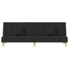 Sofa Bed Black Fabric