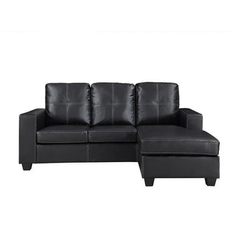 3 Seater sofa Black Color Lounge Set for Living Room Couch with Chaise 3 Seater sofa Black Color Lounge Set for Living Room Couch with Chaise