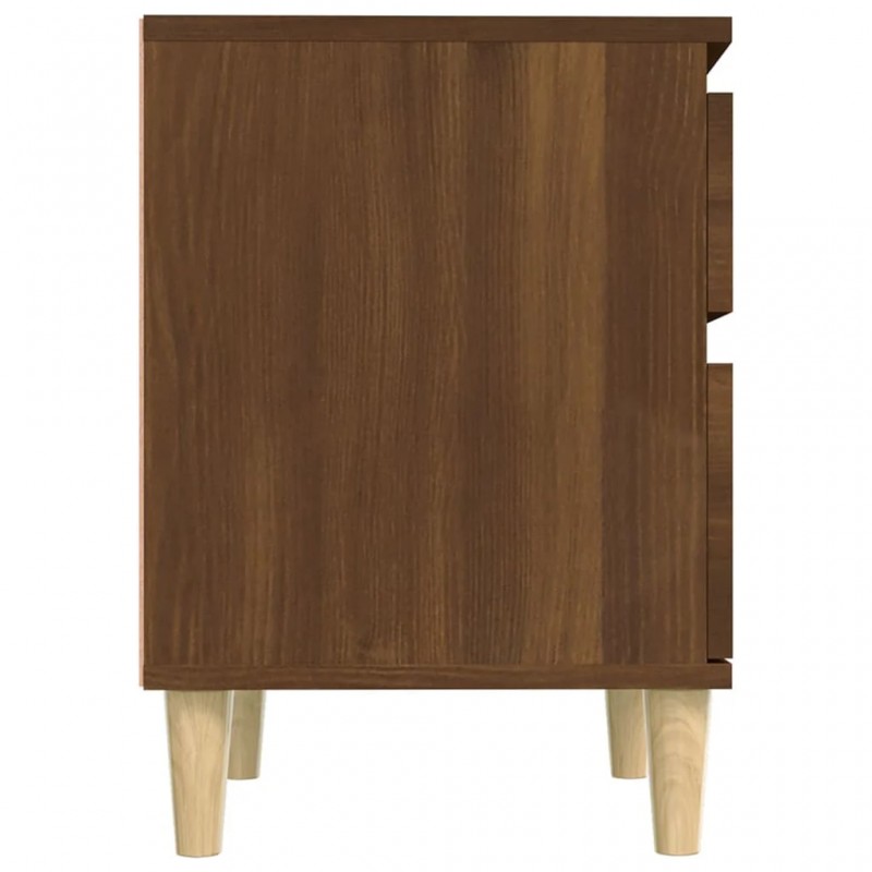 Bedside Cabinet Brown Oak 40x35x50 cm Bedside Cabinet Brown Oak 40x35x50 cm
