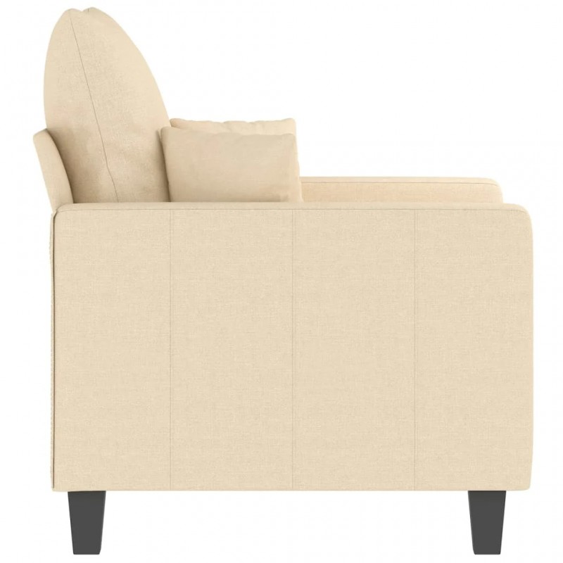 Sofa Chair Cream 60 cm Fabric Sofa Chair Cream 60 cm Fabric