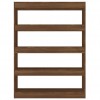 Book Cabinet/Room Divider Brown Oak 100x30x135 cm