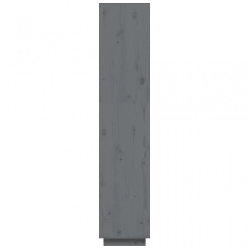 Book Cabinet/Room Divider Grey 40x35x167 cm Solid Wood Pine Book Cabinet/Room Divider Grey 40x35x167 cm Solid Wood Pine