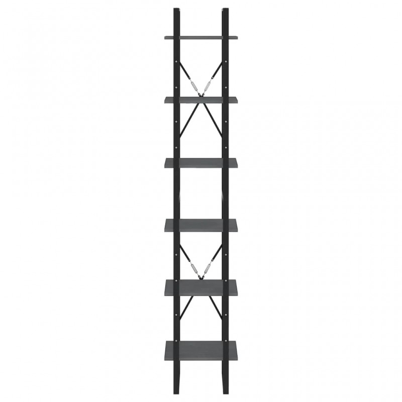 High Cabinet Grey 40x30x210 cm Solid Pine Wood High Cabinet Grey 40x30x210 cm Solid Pine Wood