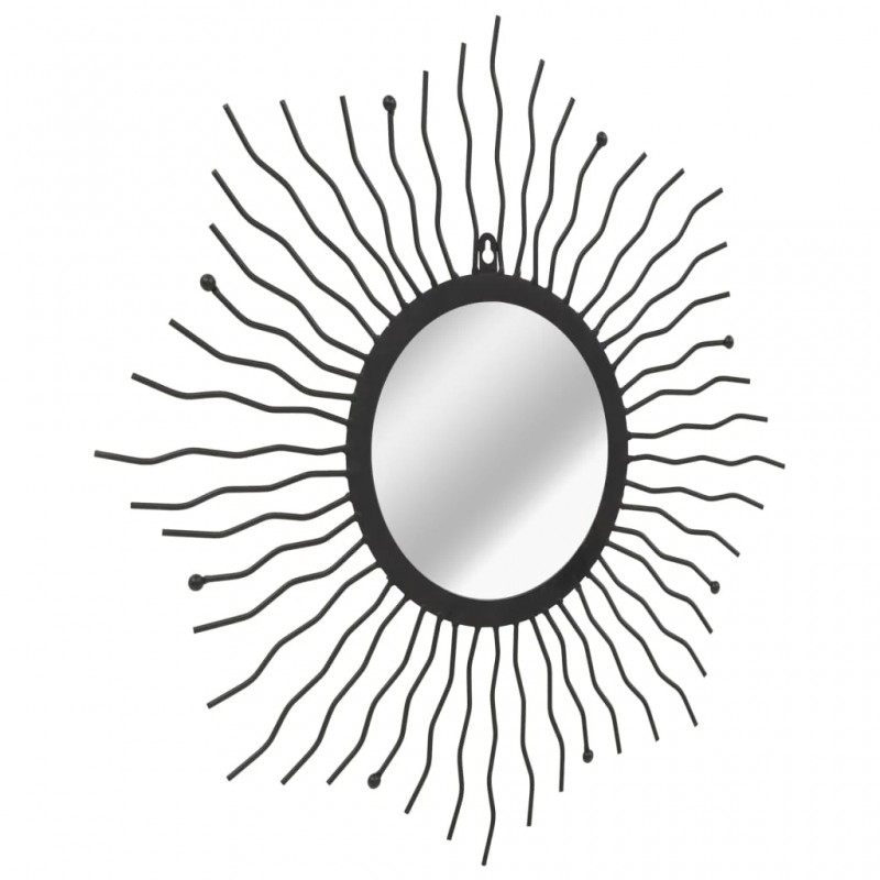 Wall Mirror Sunburst 60 cm Black Wall Mirror Sunburst 60 cm Black