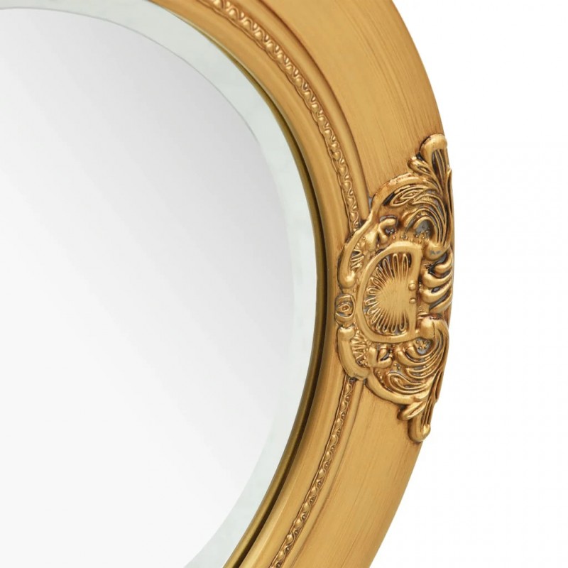 Wall Mirror Baroque Style 50 cm Gold Wall Mirror Baroque Style 50 cm Gold