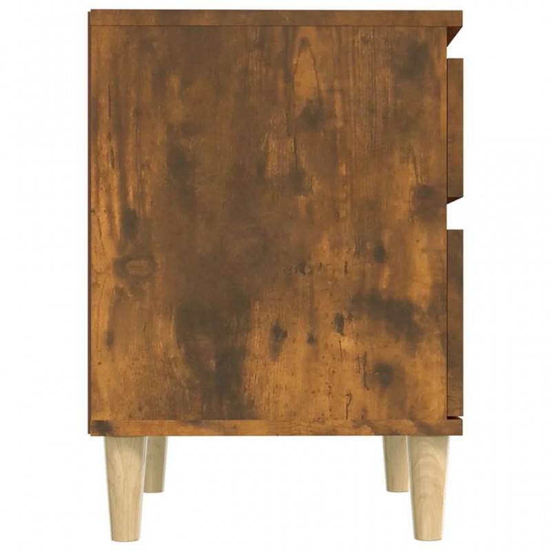 Bedside Cabinet Smoked Oak 40x35x50 cm Bedside Cabinet Smoked Oak 40x35x50 cm