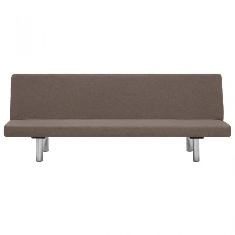 Sofa Bed Taupe Polyester Sofa Bed Taupe Polyester
