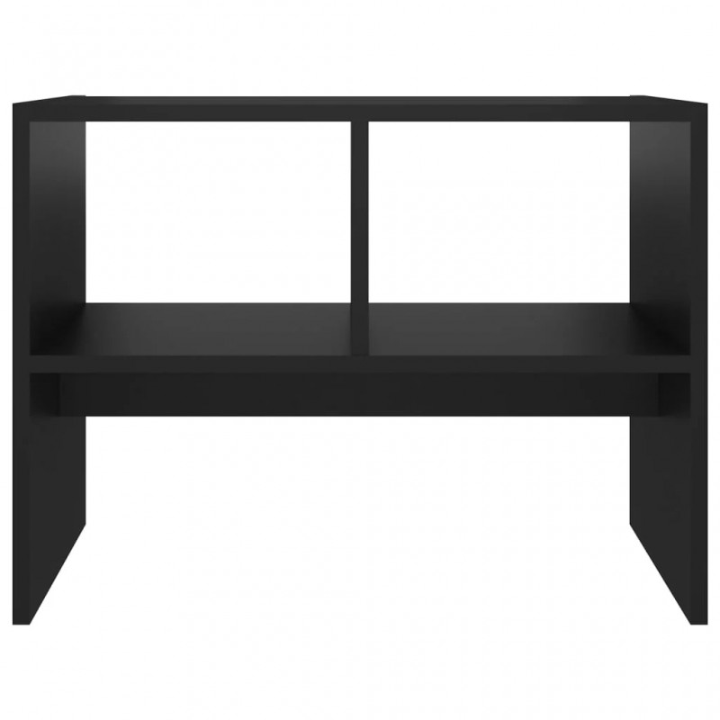 Side Table Black 60x40x45 cm Engineered Wood Side Table Black 60x40x45 cm Engineered Wood