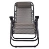 Gardeon Zero Gravity Chair Folding Outdoor Recliner Adjustable Sun Lounge Camping Grey