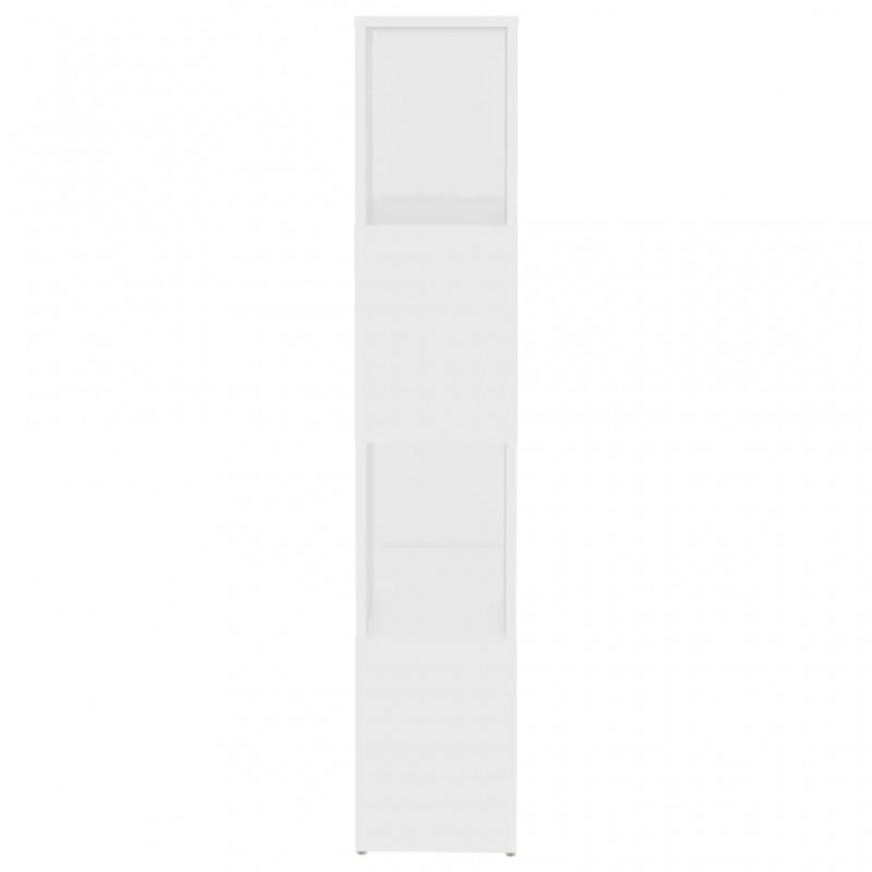 Book Cabinet Room Divider White 60x24x124.5 cm Engineered Wood Book Cabinet Room Divider White 60x24x124.5 cm Engineered Wood