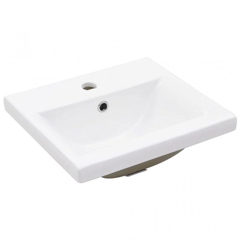 Sink Cabinet with Built-in Basin White Engineered Wood Sink Cabinet with Built-in Basin White Engineered Wood