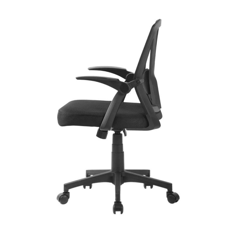 Artiss Mesh Office Chair Mid Back Black Artiss Mesh Office Chair Mid Back Black