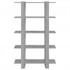 Book Cabinet/Room Divider Grey Sonoma 100x30x160 cm