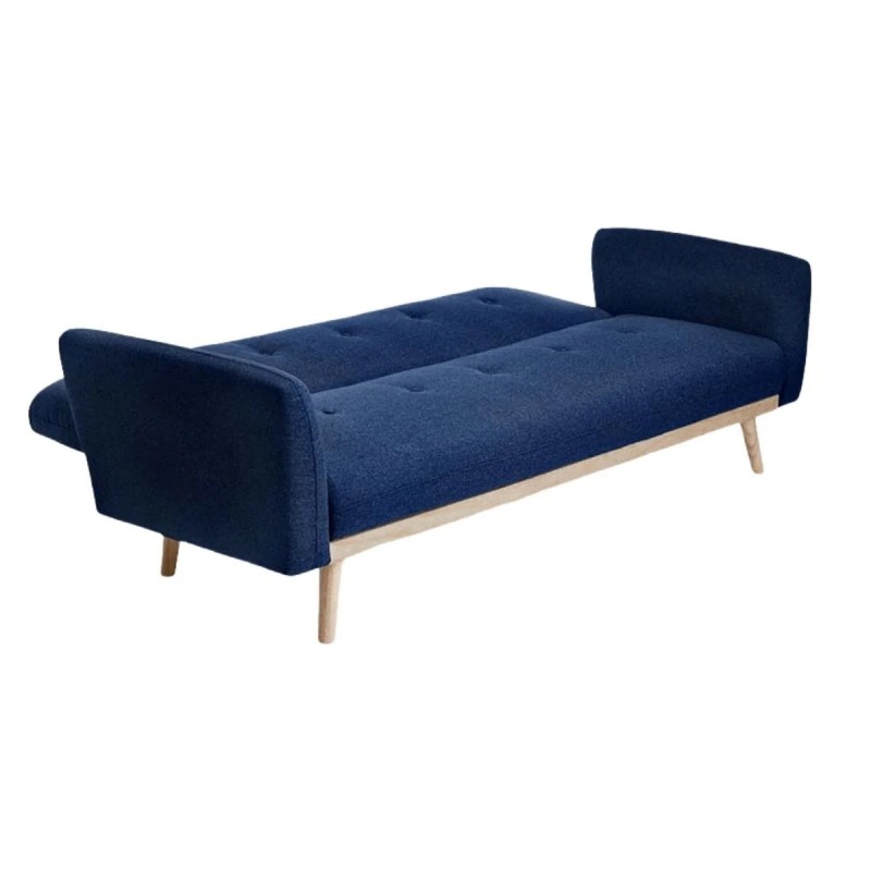 Nicholas 3-Seater Blue Foldable Sofa Bed Nicholas 3-Seater Blue Foldable Sofa Bed
