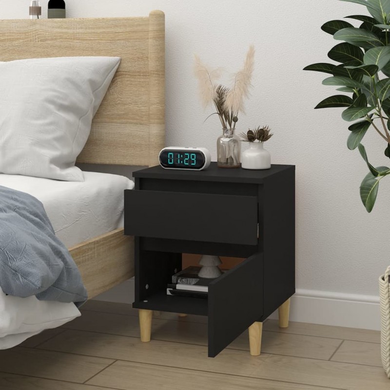 Bedside Cabinet Black 40x35x50 cm Bedside Cabinet Black 40x35x50 cm