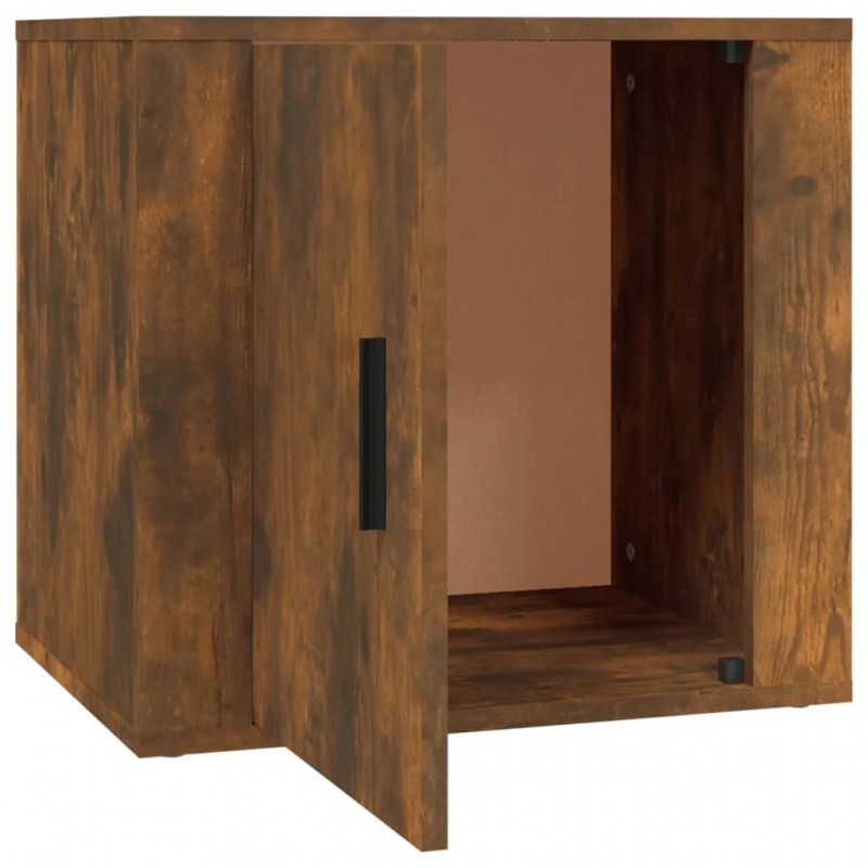 Bedside Cabinet Smoked Oak 50x39x47 cm Bedside Cabinet Smoked Oak 50x39x47 cm