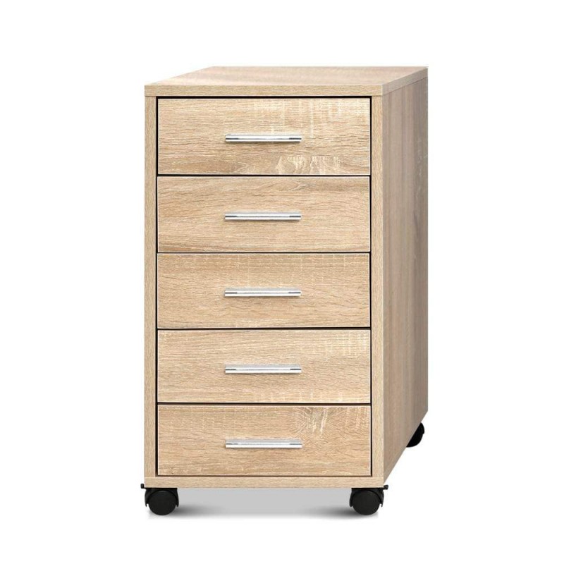 Artiss Filing Cabinet 5 Drawer Office Storage Organiser Artiss Filing Cabinet 5 Drawer Office Storage Organiser