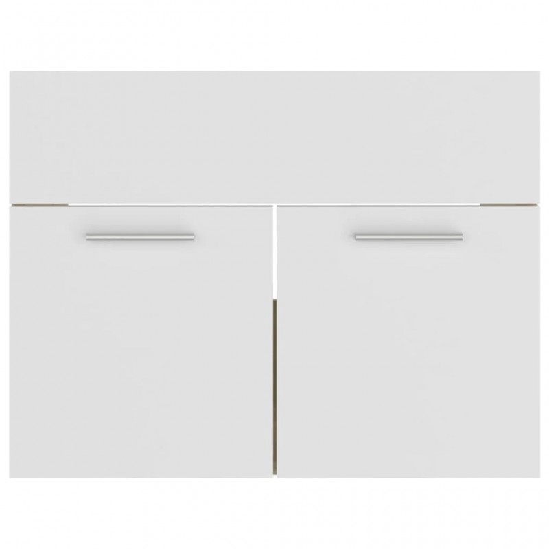 2 Piece Bathroom Furniture Set White and Sonoma Oak Engineered Wood 2 Piece Bathroom Furniture Set White and Sonoma Oak Engineered Wood