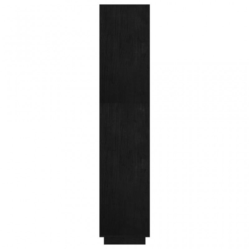 Book Cabinet/Room Divider Black 60x35x167 cm Solid Pinewood Book Cabinet/Room Divider Black 60x35x167 cm Solid Pinewood