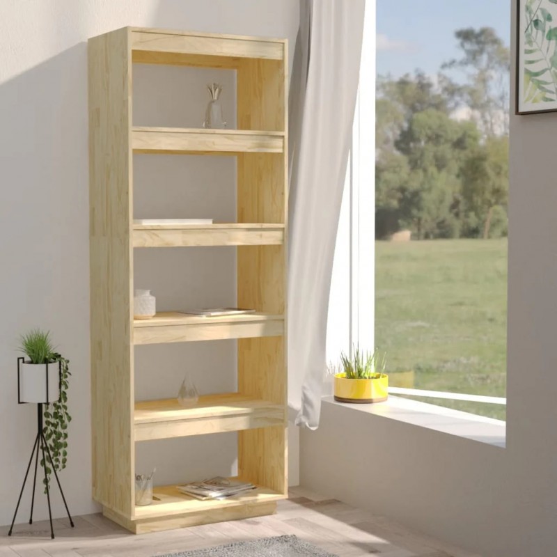 Book Cabinet/Room Divider 60x35x167 cm Solid Pinewood Book Cabinet/Room Divider 60x35x167 cm Solid Pinewood