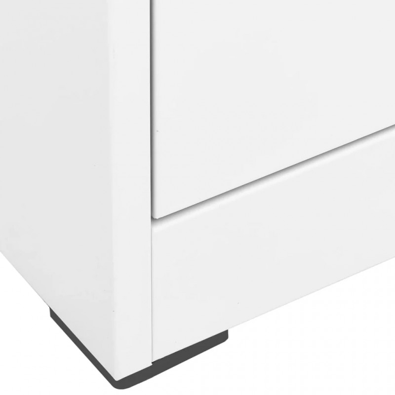 Filing Cabinet 5 Drawers White Steel Filing Cabinet 5 Drawers White Steel