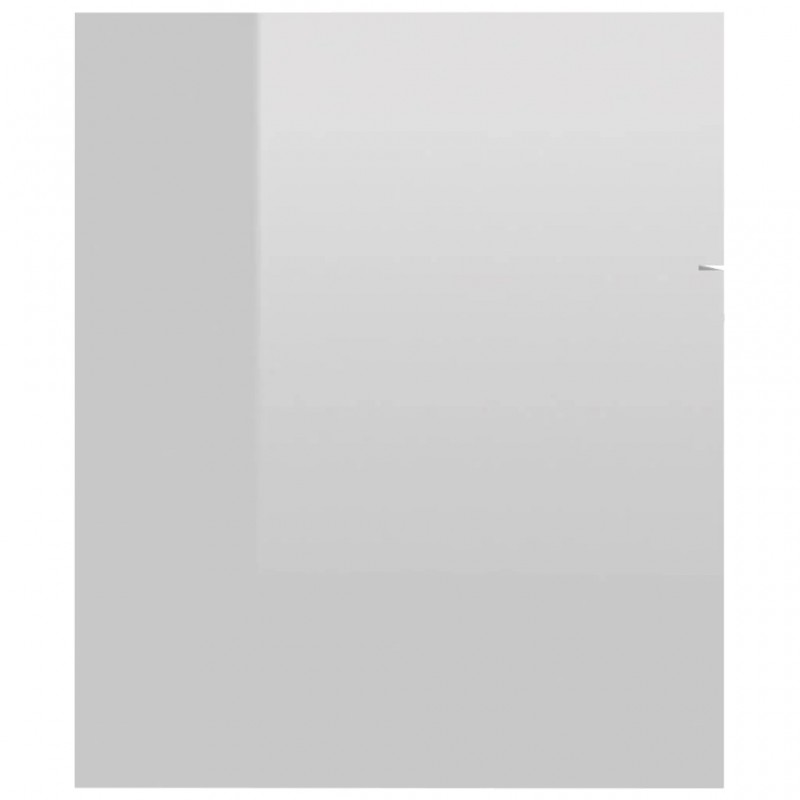 2 Piece Bathroom Furniture Set High Gloss White Engineered Wood 2 Piece Bathroom Furniture Set High Gloss White Engineered Wood