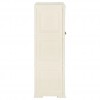 Plastic Cabinet 79x43x125 cm Wood Design Vanilla Ice