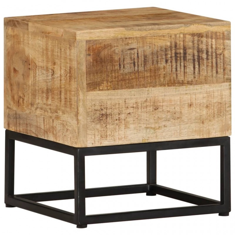 Side Table 30x30x33 cm Rough Mango Wood Side Table 30x30x33 cm Rough Mango Wood