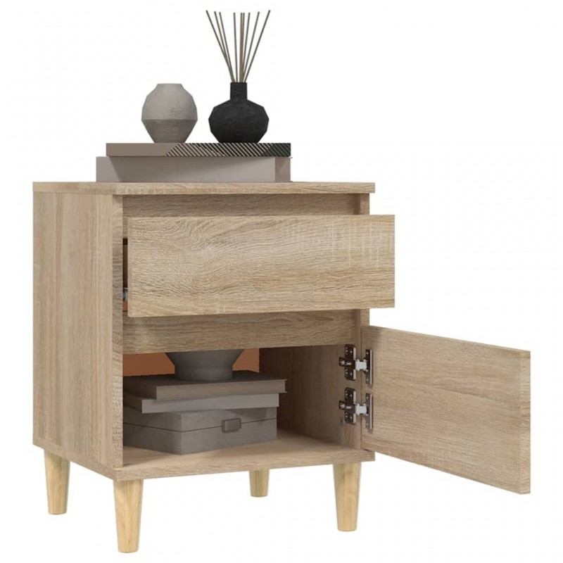 Bedside Cabinets 2 pcs Sonoma Oak 40x35x50 cm Bedside Cabinets 2 pcs Sonoma Oak 40x35x50 cm